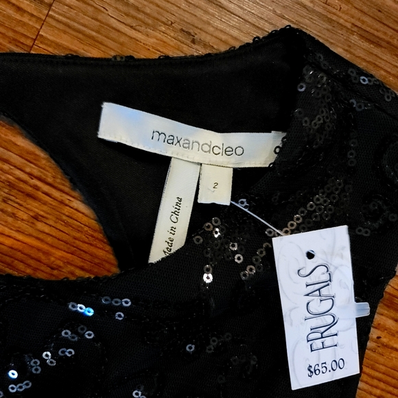 NWT Max and Cleo dress, Little Black Dress, size 2 - Picture 3 of 9